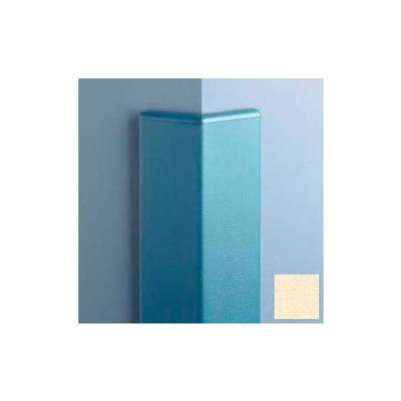 Pawling Surface Mounted Corner Guard 135Deg, 3'' Wings, 12'H W/Caps, Pale Yellow CG-135R-12-263